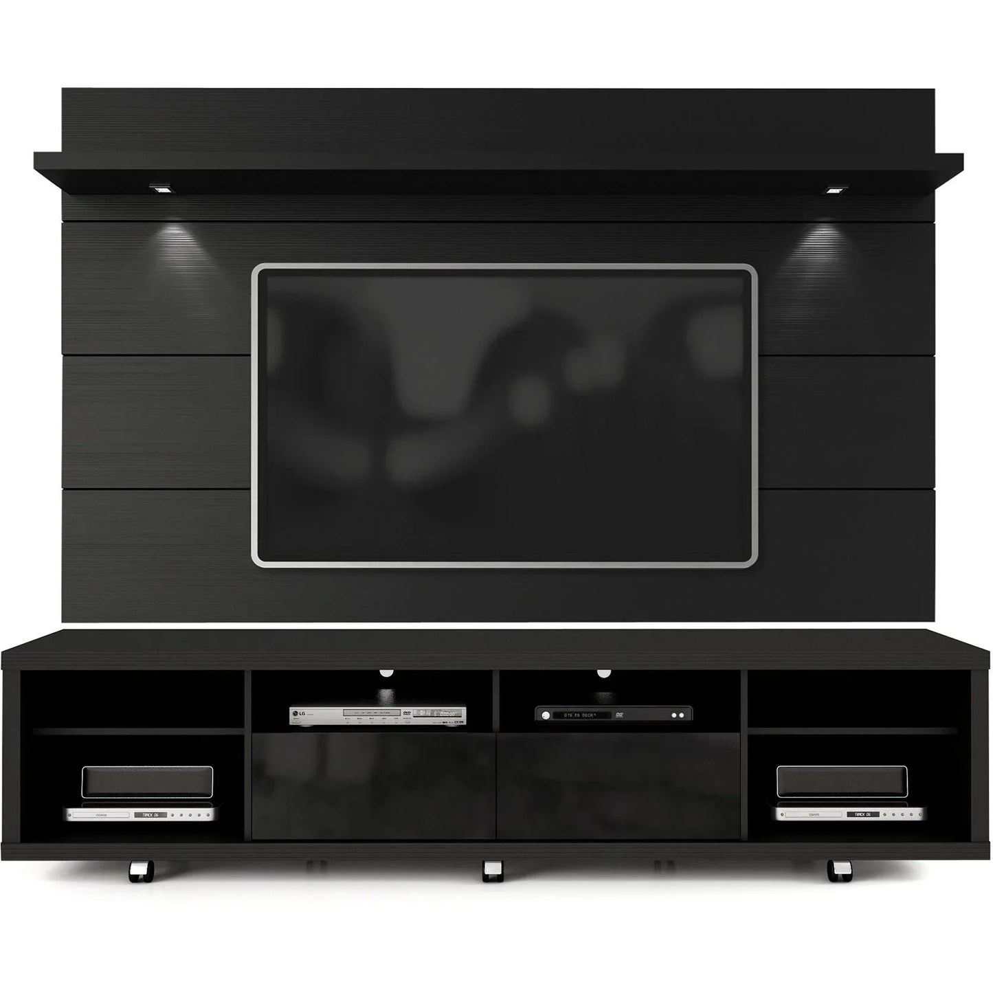 Julius Entertainment Wooden TV Stand