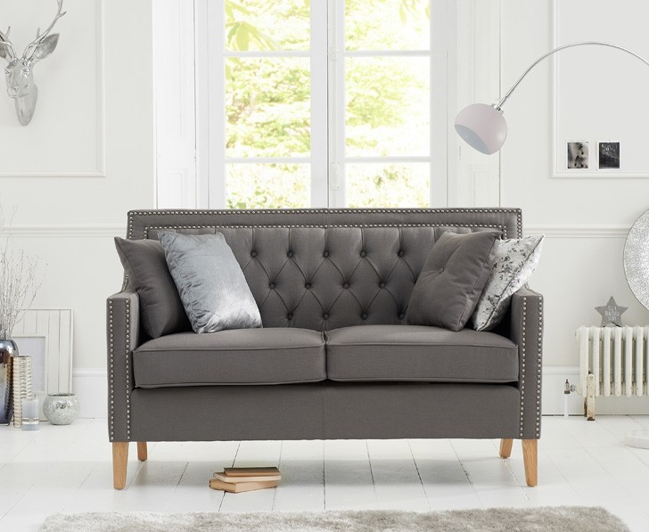 Button Tufted Traditional Sofa Set - Stylish, Durable & Comfortable (3 Sizes, 5 Color Options)