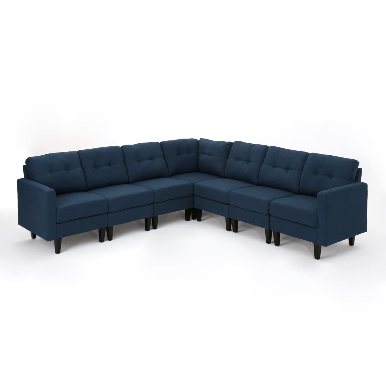 Emmie Mid Century Modern 7-piece Sectional Sofa Set