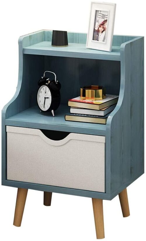 Mini Wooden Open Shelve Night Stand