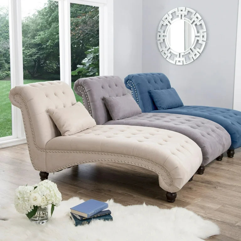 Tufted Chaise Lounge Sofa