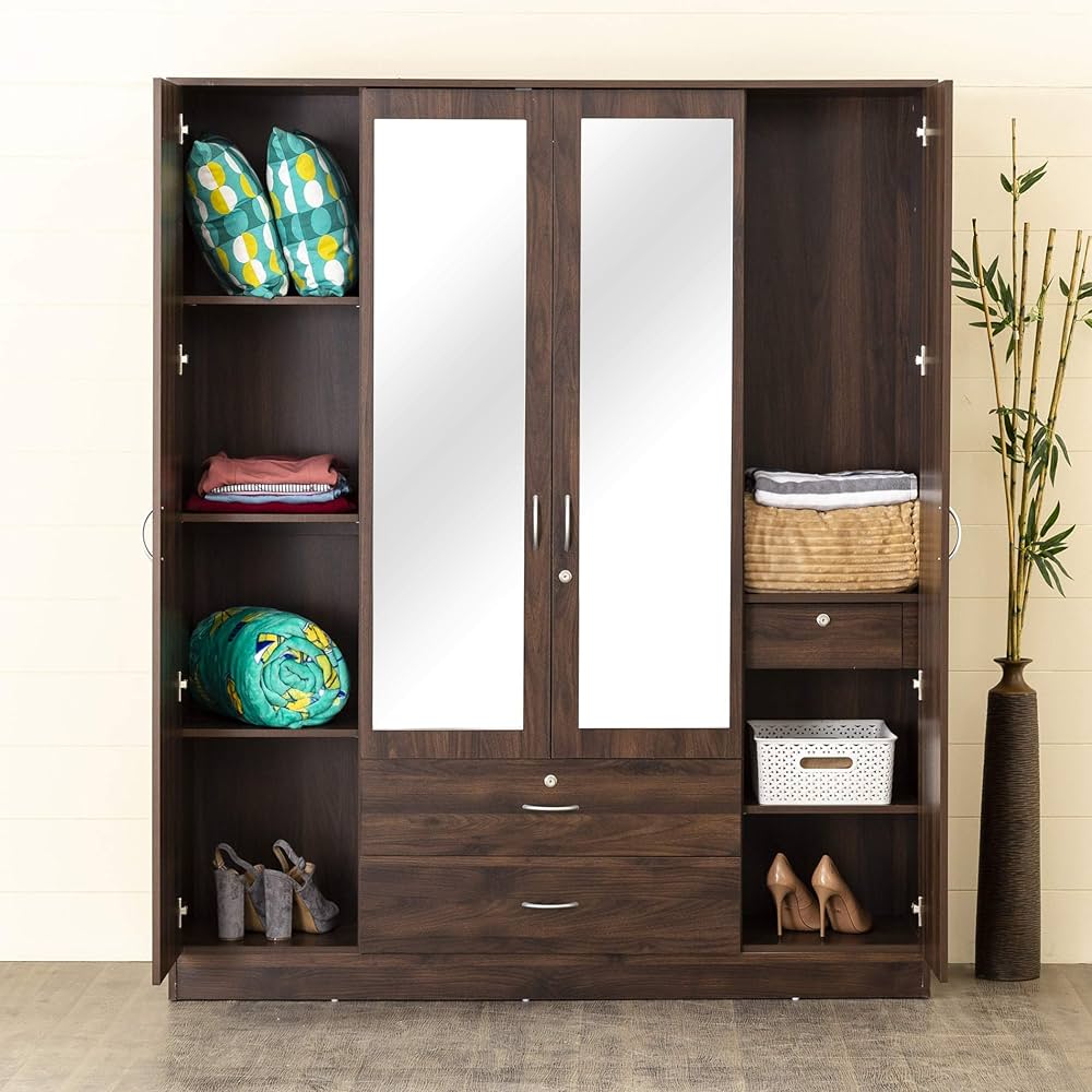 Zaviour Furniture Linch 4 Door Wardrobe