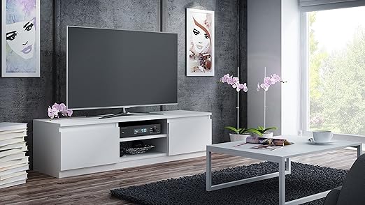 Modern 2-Door Cabinet TV Console Stand – Zavior Furniture Dubai