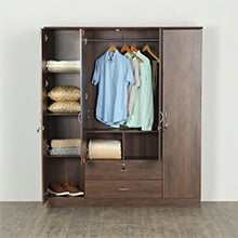 Zaviour Furniture Linch 4 Door Wardrobe