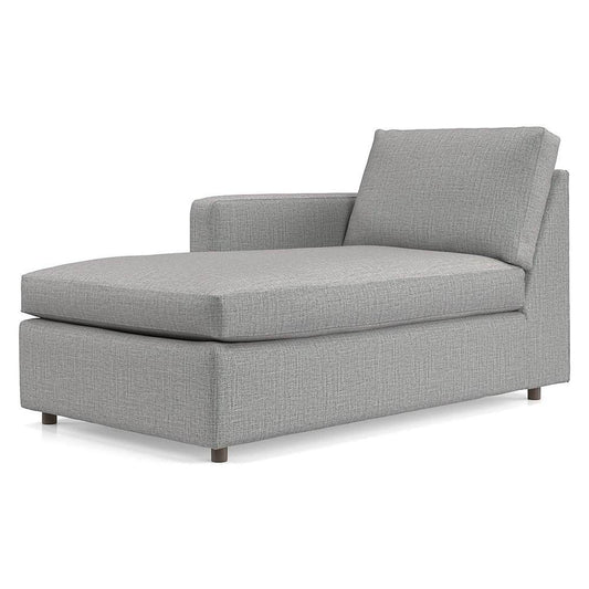 Barrett Left Arm Fabric Chaise Lounge