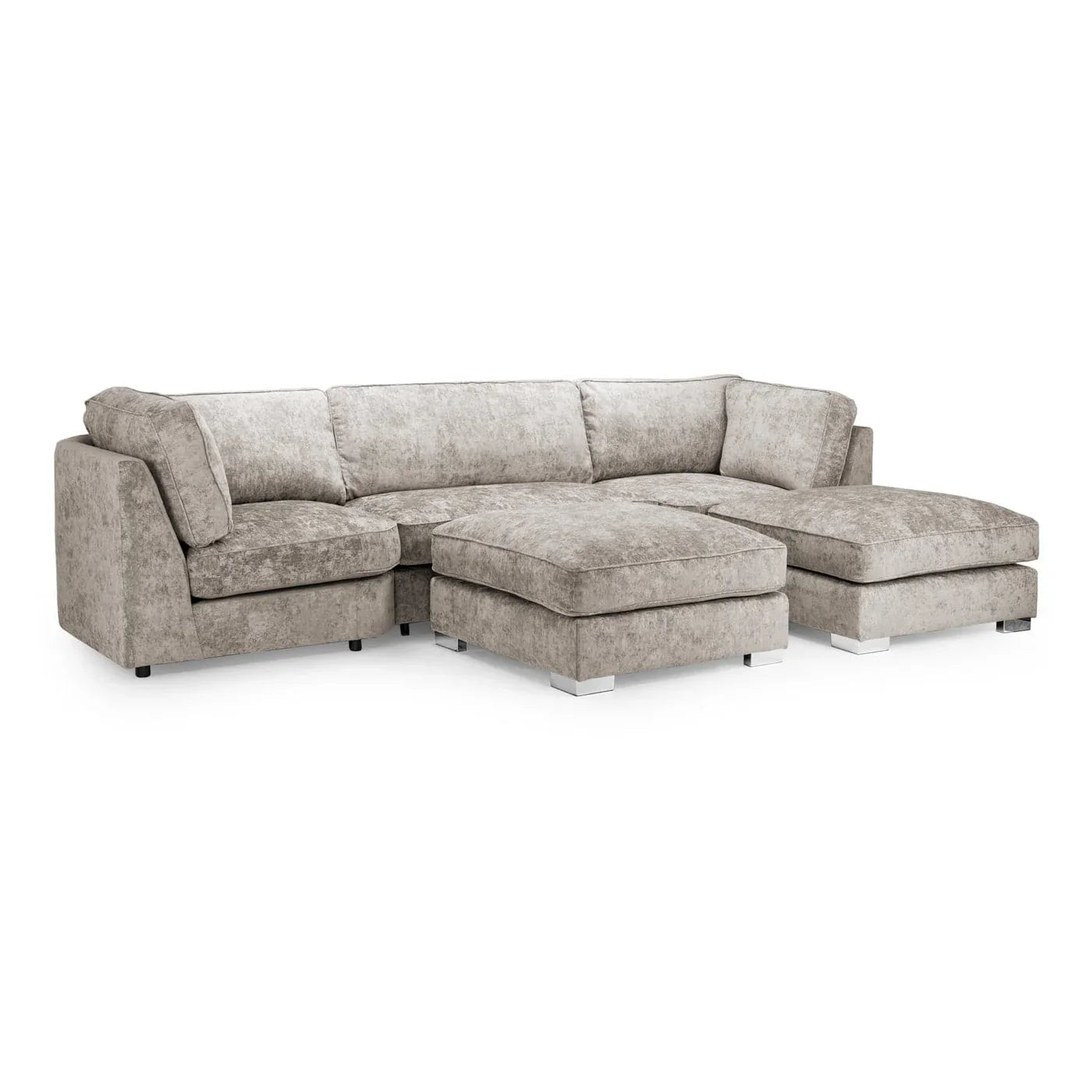 5-Piece Large Upholstered Corner Sofa in Dubai – Zavior Furniture