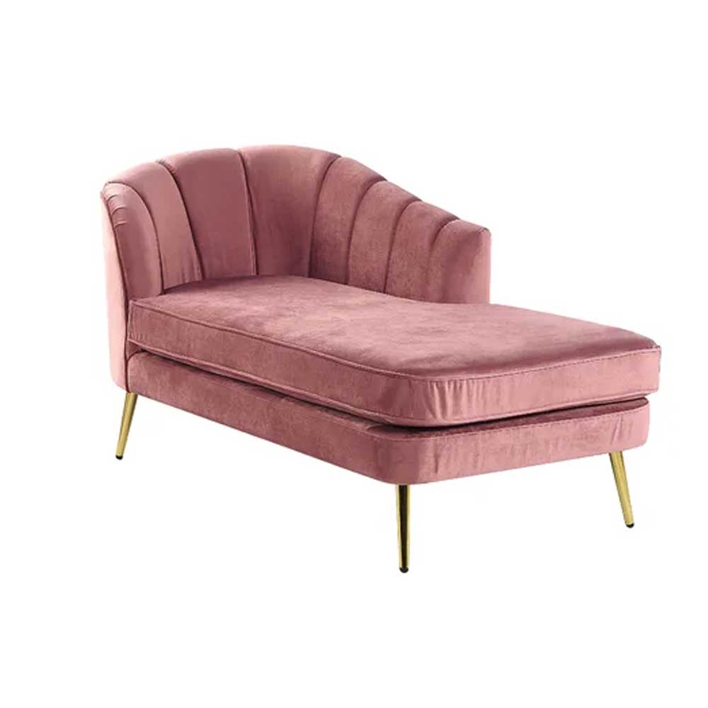 Bravich Velvet Upholstered Chaise Lounge