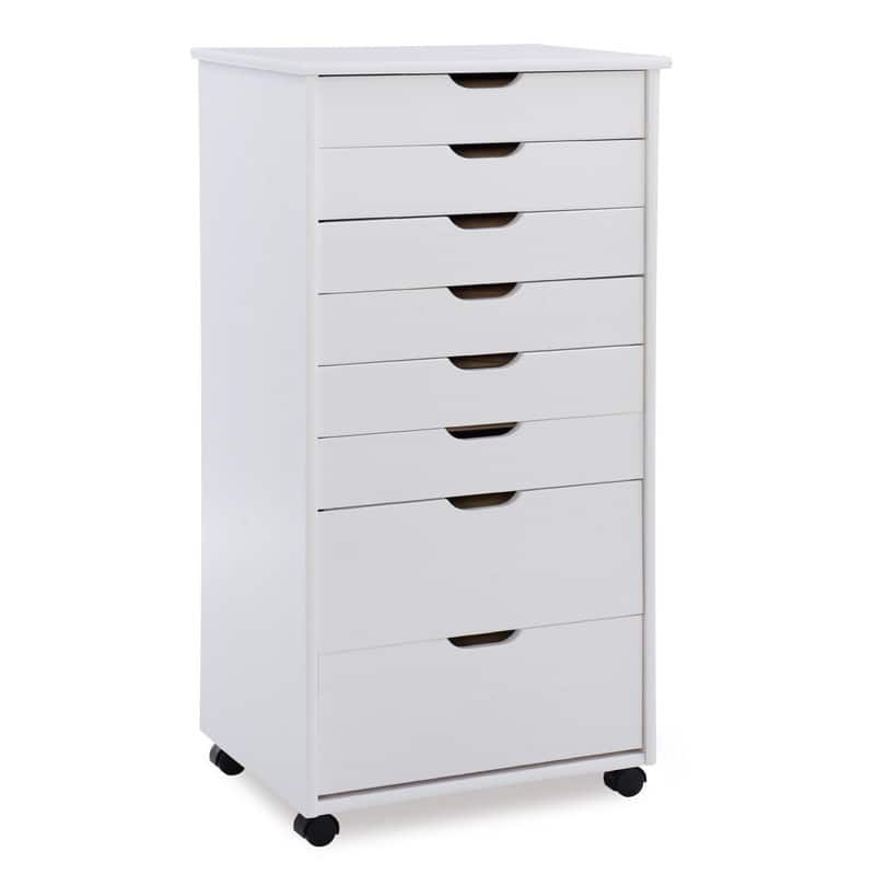 Bridgton Tall Storage Roll Cart