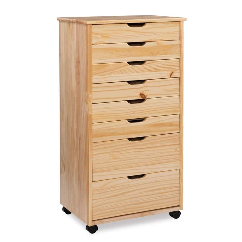Bridgton Tall Storage Roll Cart