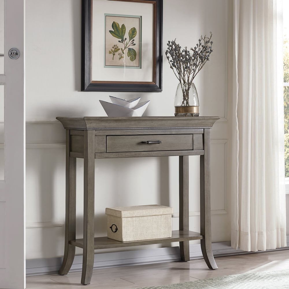 Copper Grove Dillberry Solid Wood Cherry Console Table – Elegant Console Table for Dubai Homes