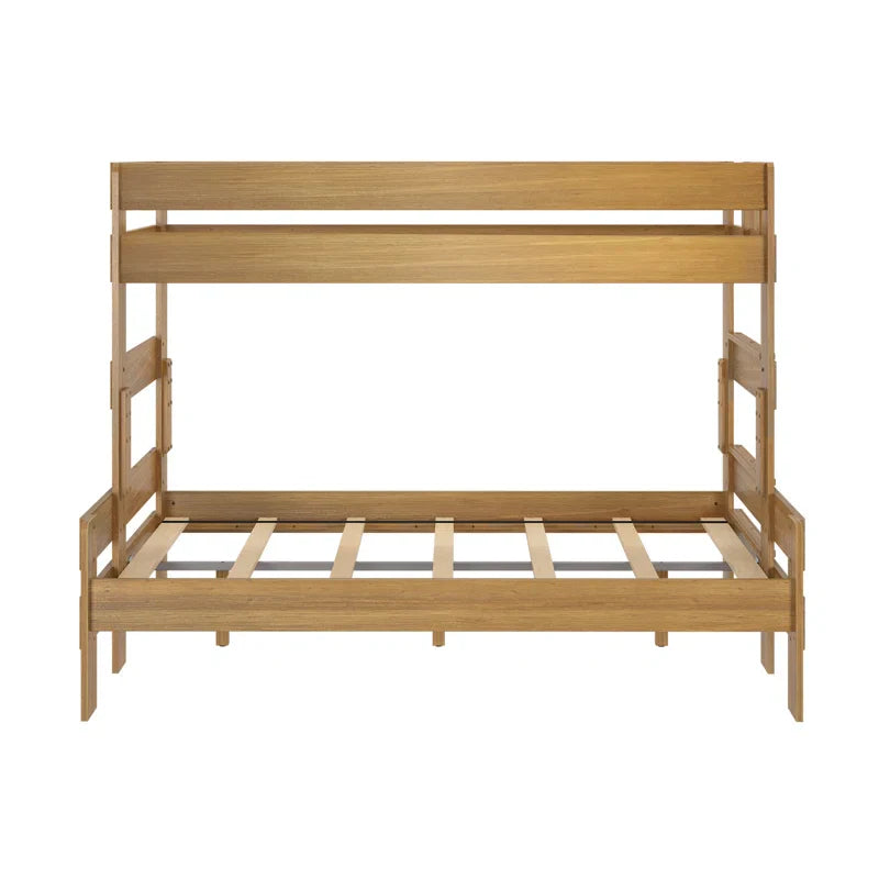 Farmhouse Twin XL over Queen Bunk Bed - Pecan