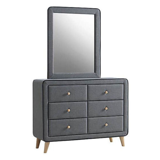 Zaviour Furniture 6 Drawer Dressing Table