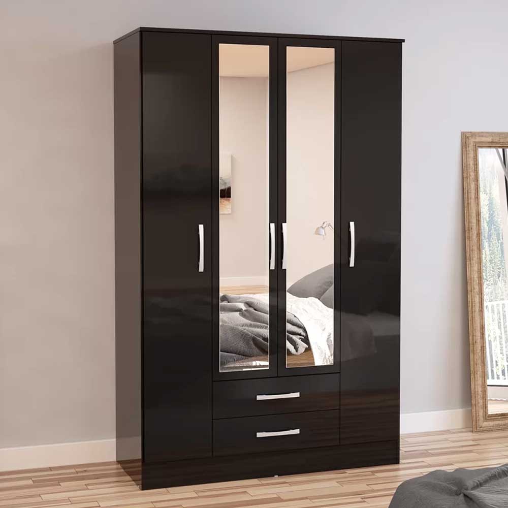 Zaviour Furniture Linch 4 Door Wardrobe