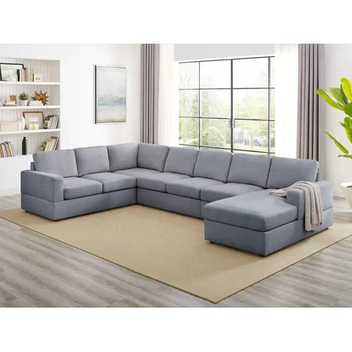Right Hand Facing Modular Corner Sectional Sofa