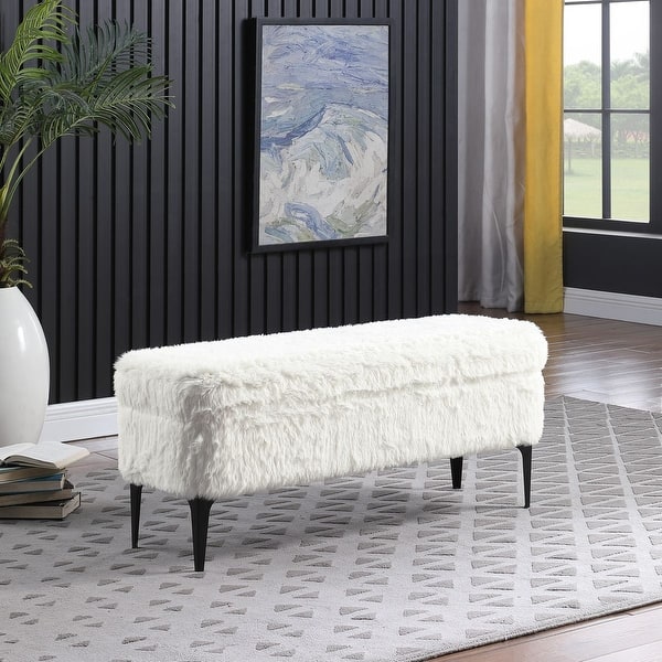 HomePop Large Modern Storage Bench