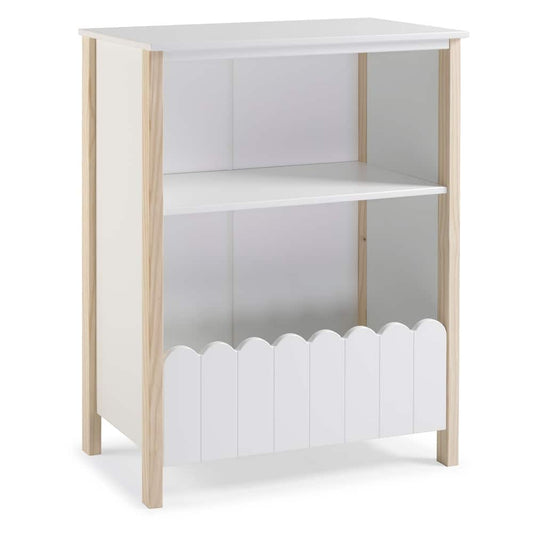 Kellom White Bookcase with Storage