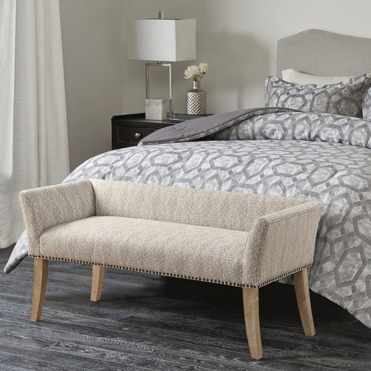 Madison Park Antonio Upholstered Rectangular Accent Bench