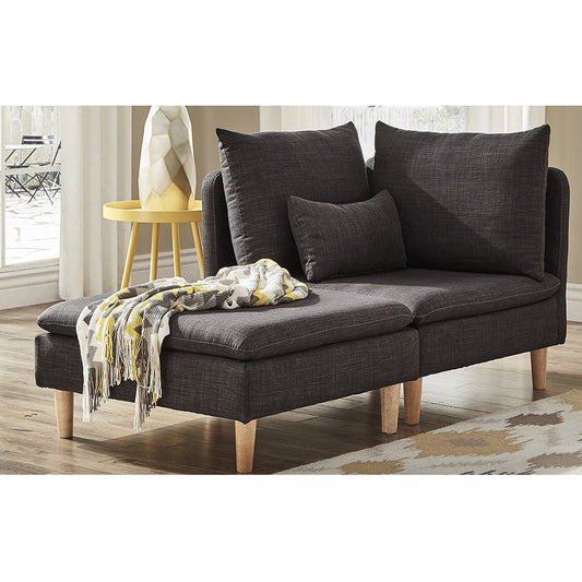 Modular Chaise with Ottoman