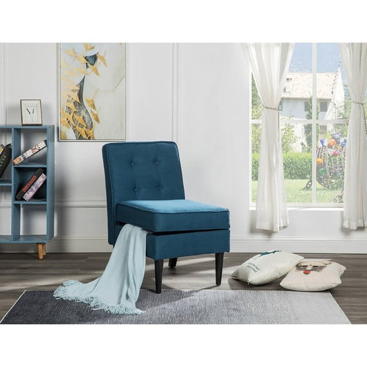 Oliver Polyester Fabric Storage Accent Chair