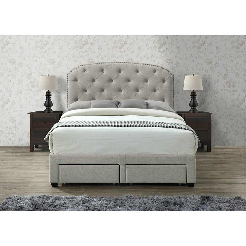 Pogradec Tufted Storage Bed