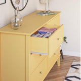 Soderville 6 Drawer Dresser in Pink