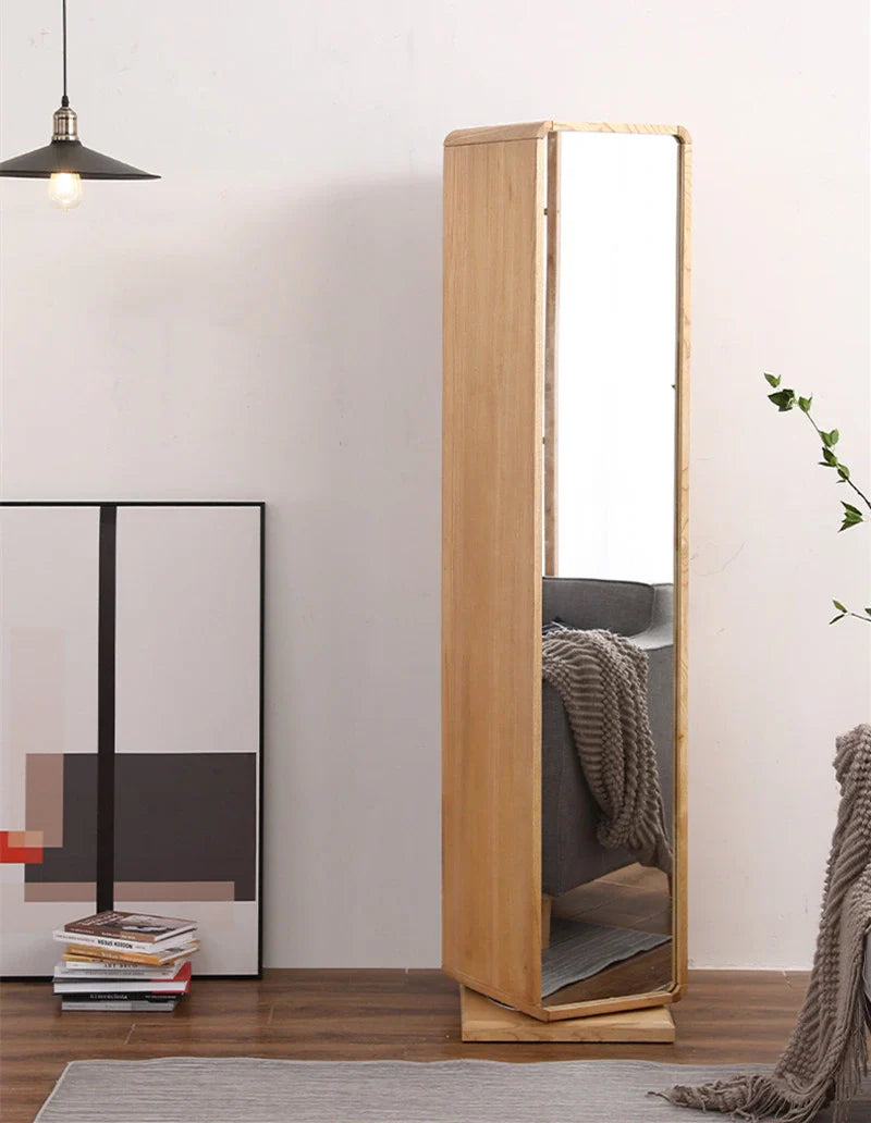 Rotating Mirrored Cabinet