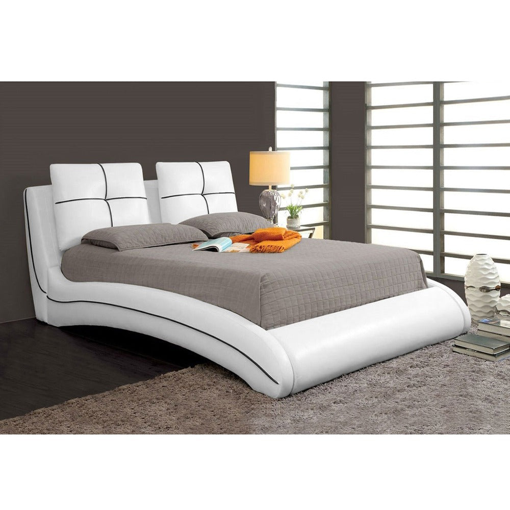 Zavior Upholstered Curved Bed Frame