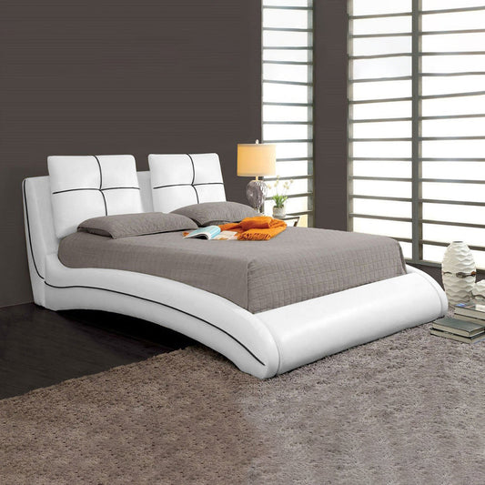 Zavior Upholstered Curved Bed Frame