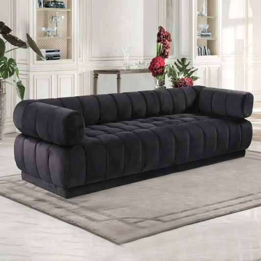 Quebec velvet tufted sofa Dubai