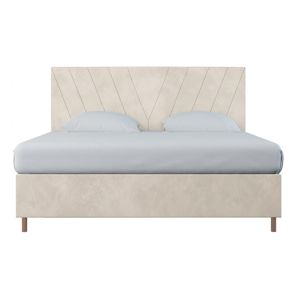 Virginia Velvet Tufted Bed
