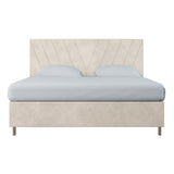 Virginia Velvet Tufted Bed
