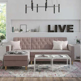 Zavior Furniture 2Piece Corner Sofa Chaise