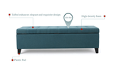 Mission Tufted Fabric Storage Ottoman Bench by Christopher Knight Home