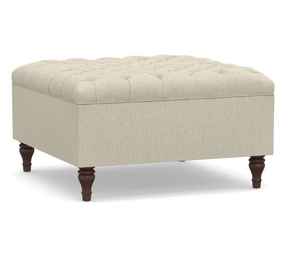 Tufted Square Ottoman