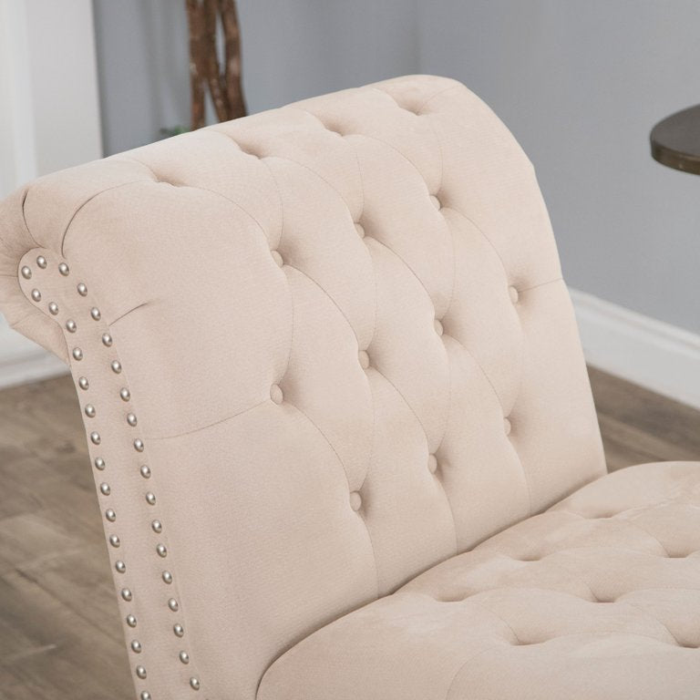 Tufted Chaise Lounge Sofa