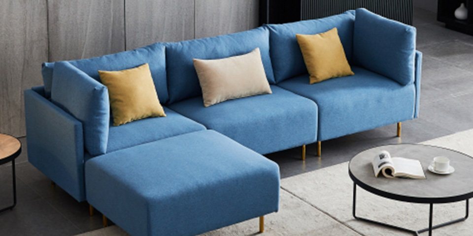 Govea 4-Piece Sleek and Stylish Sectional Sofa