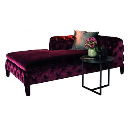 Luxury Windsor Chaise Longue – Elegant Velvet Seating for Dubai Homes