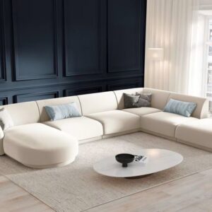 Italian Charles Panoramic Corner Sofa in Dubai – Modern Luxury for Your Living Room