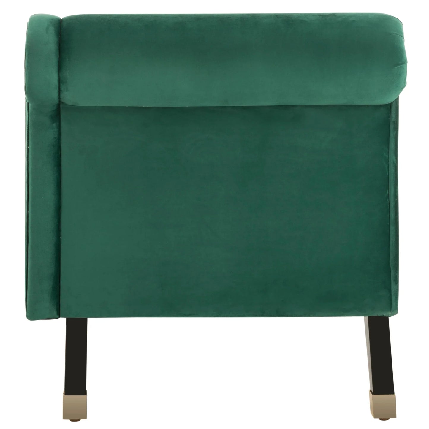 Safavieh Mid-Century Velvet Grey Chaise