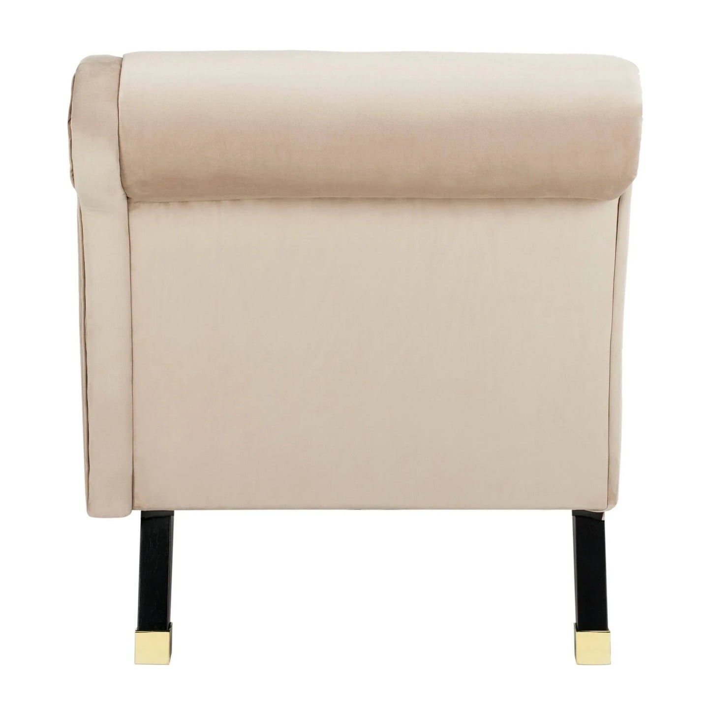 Safavieh Mid-Century Velvet Grey Chaise