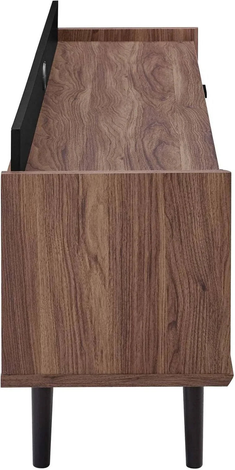 Tv stand in walnut black