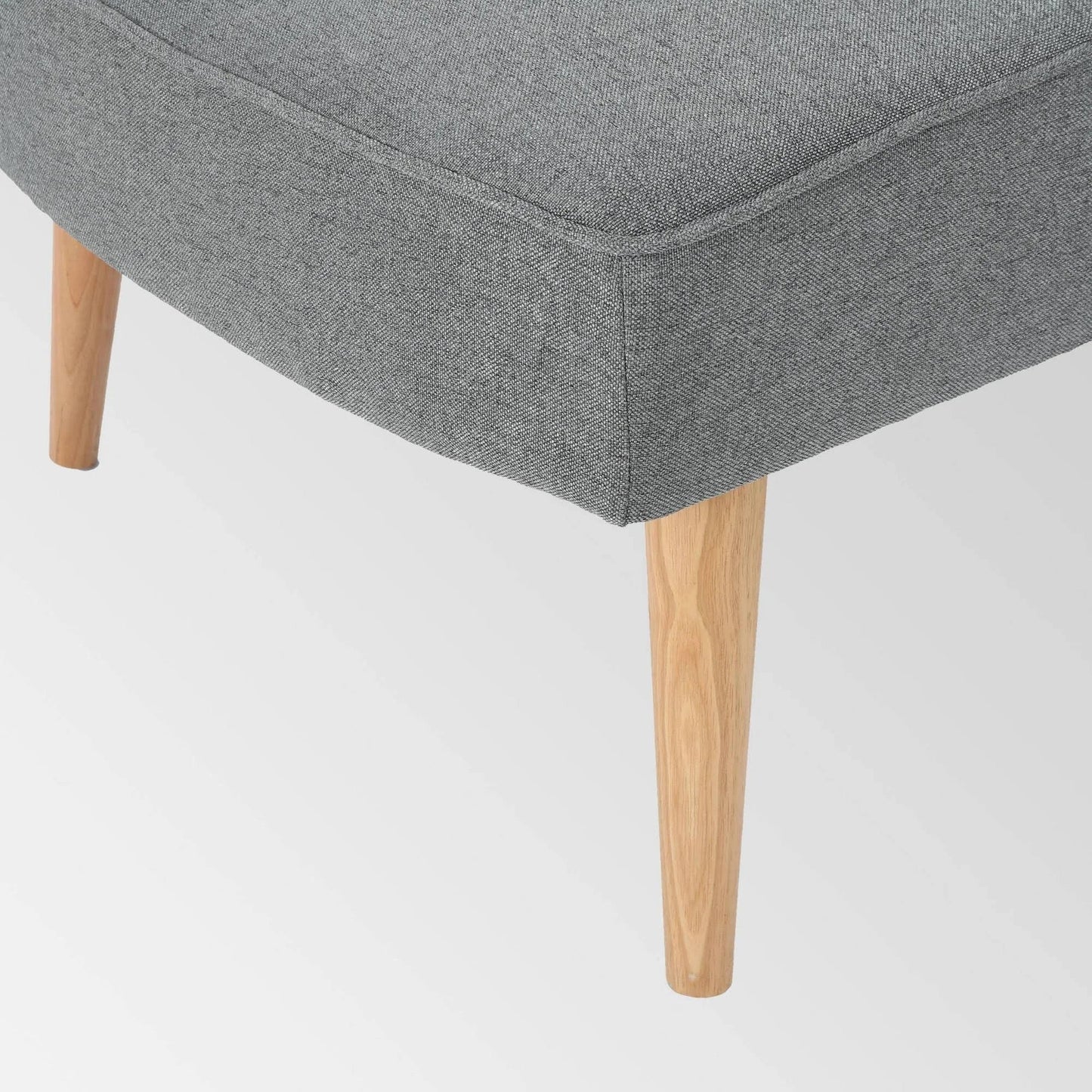 Carisia Mid Century Modern Fabric Chaise Lounge