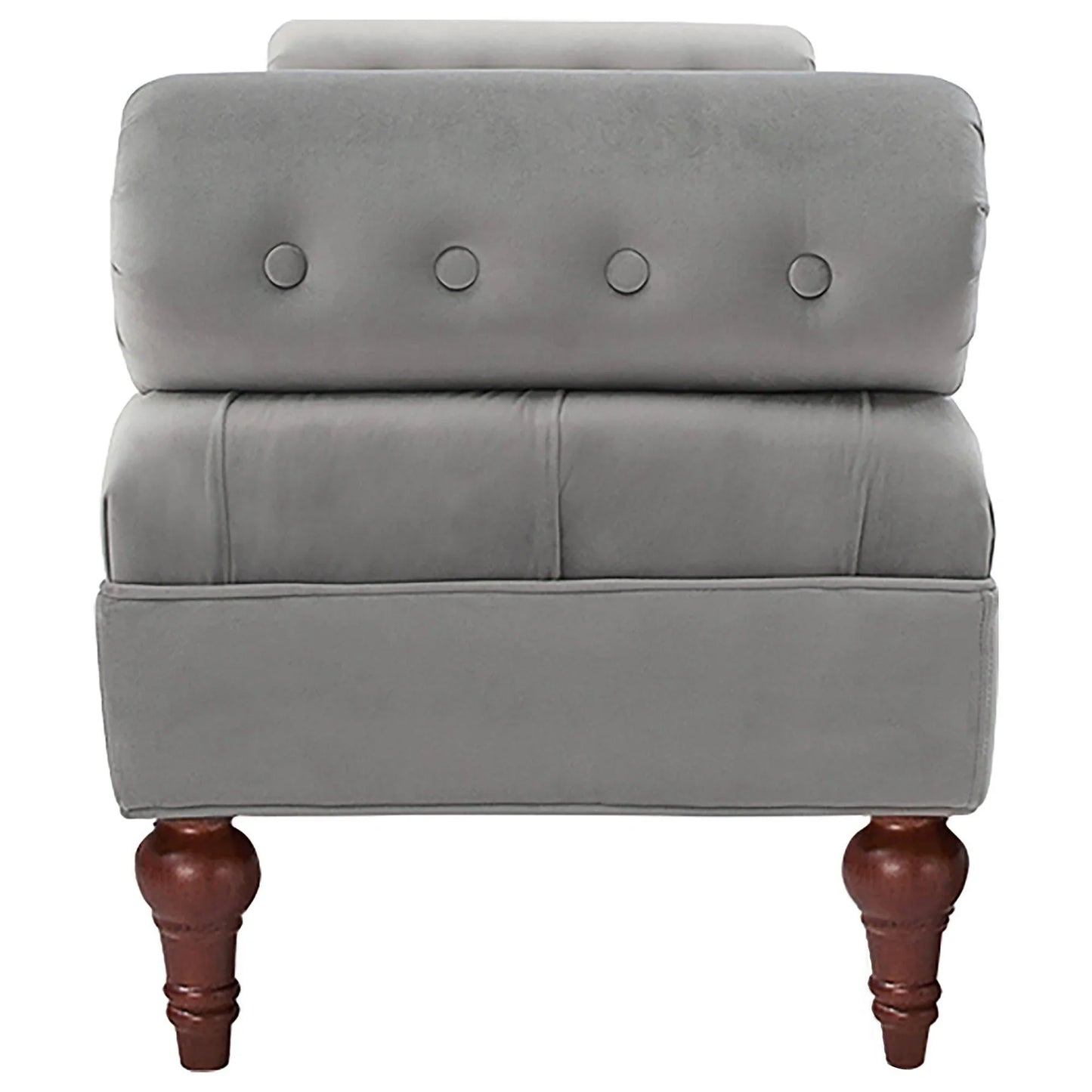 Lewis Bolster Arm Entryway Bench - Sky Neutral Beige Polyester