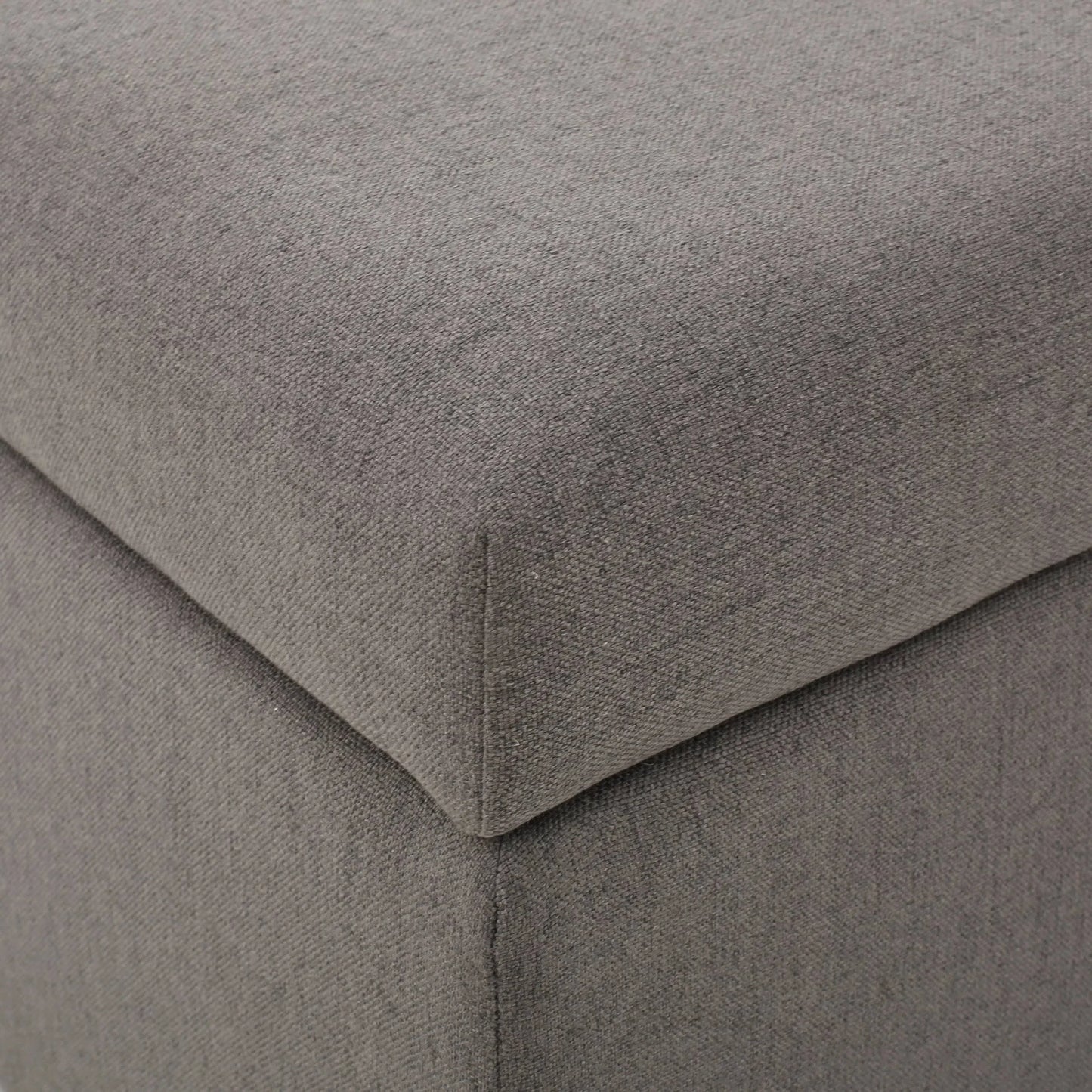 Button Tufted Square Ottoman with Storage