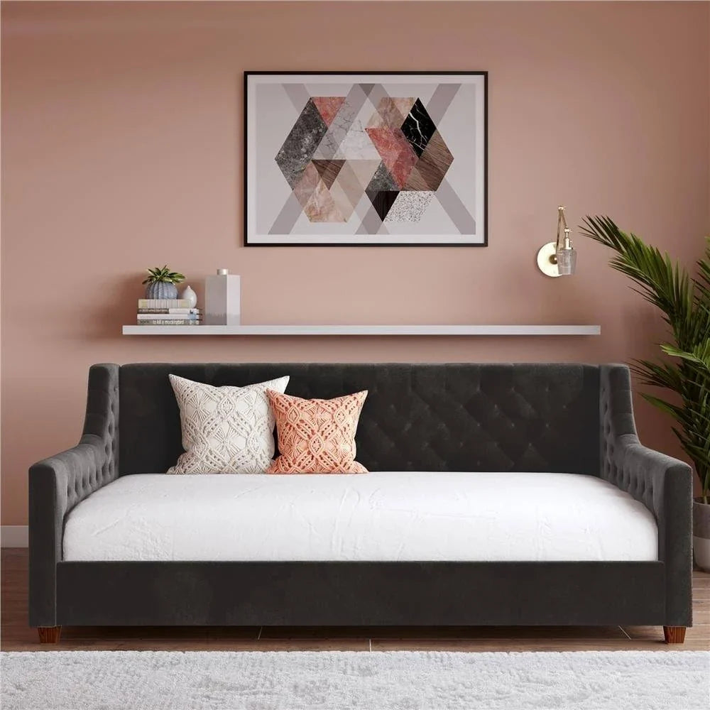 Jamie Velvet Upholstered Daybeds