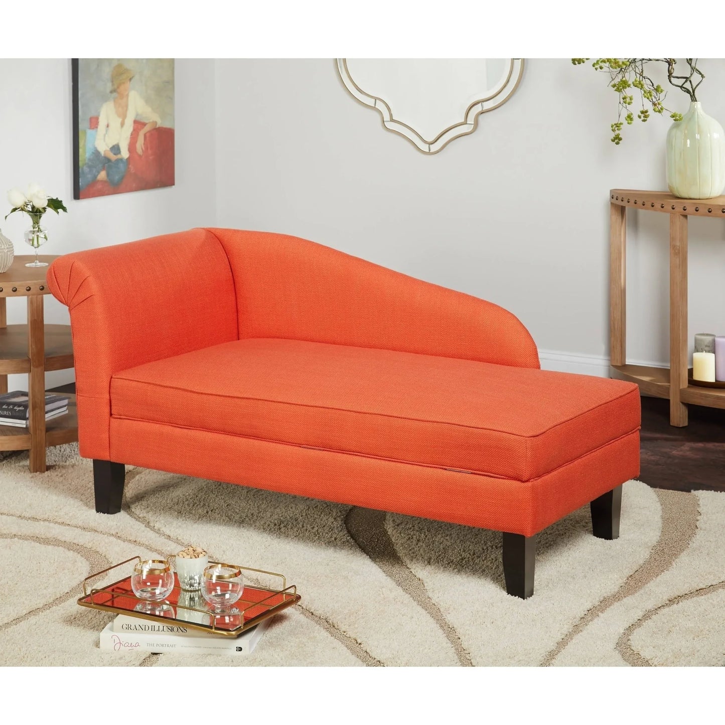 Simple Living Marcella Storage Chaise