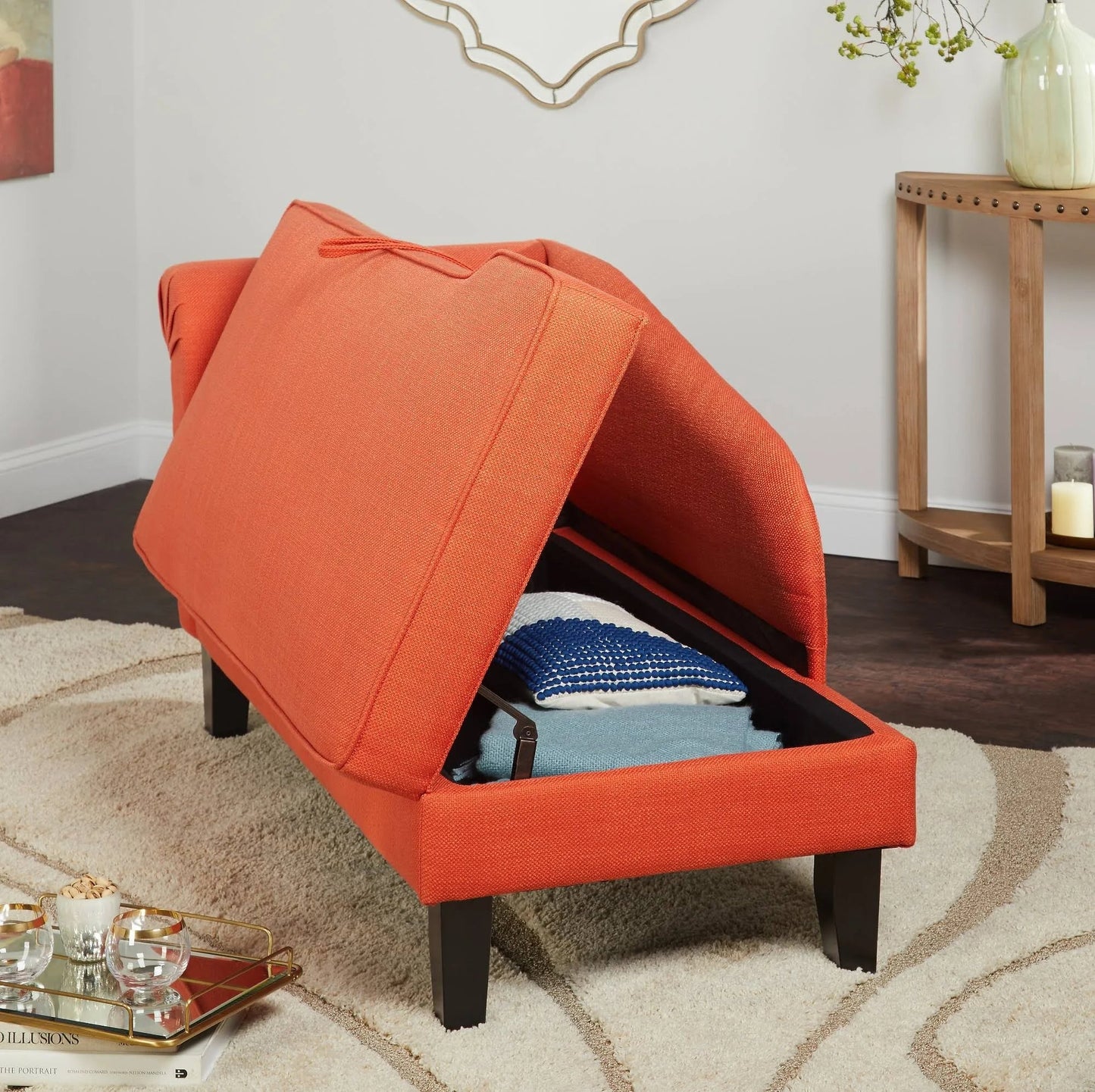Simple Living Marcella Storage Chaise