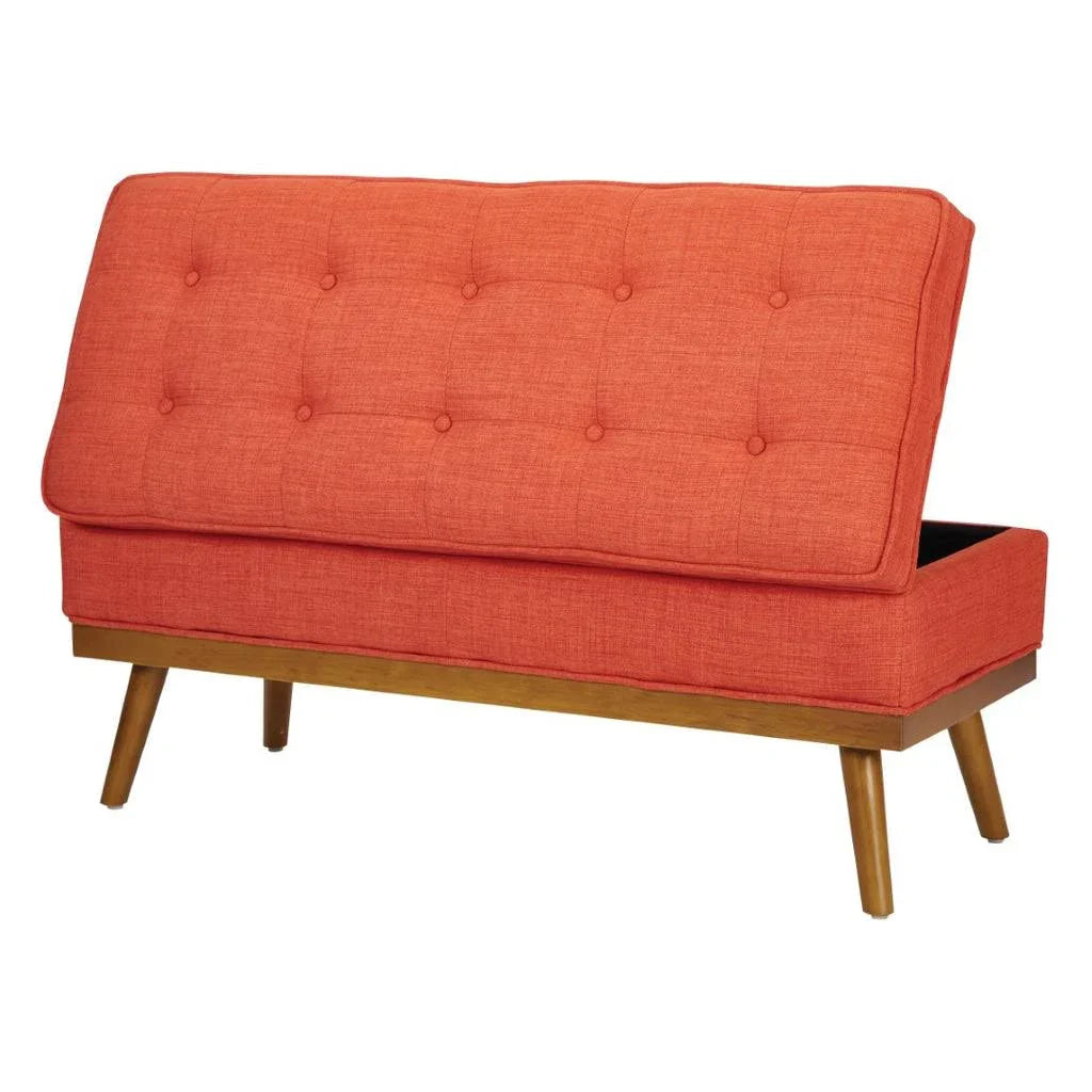 Carson Carrington Sastamala Mid-century Storage Bench - Grey
