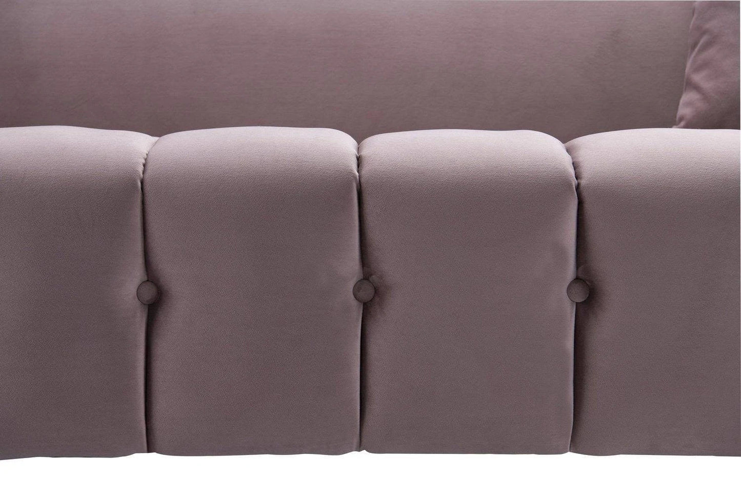 Dagenham Velvet Round Arm Sofa