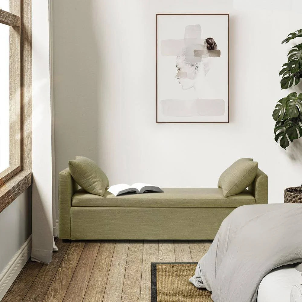 Franco Upholstered Bench with Storage Space